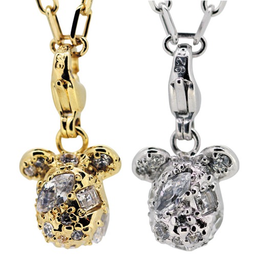 STARDUST BE@RBRICK 3CHARM PENDANT GOLD/SILVER