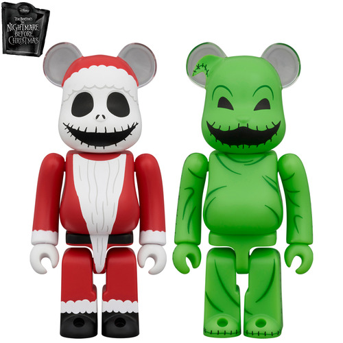 BE@RBRICK SANTA JACK & OOGIE BOOGIE 2PCS SET