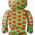 BE@RBRICK Green Heart 100% & 400%