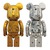 超合金 BAPE(R) CAMO SHARK BE@RBRICK GOLD/SILVER
