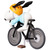 UDF PEANUTS シリーズ 14 BICYCLE RIDER SNOOPY