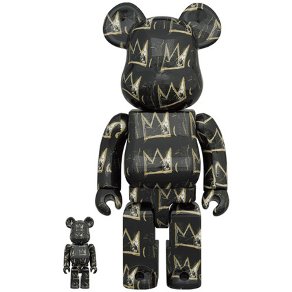 BE@RBRICK JEAN-MICHEL BASQUIAT #8 100% & 400%