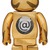 BE@RBRICK atmos GOLD CHROME 100% & 400%