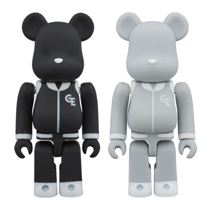 BE@RBRICK GOODENOUGH "Classics" 100% BLACK/GRAY