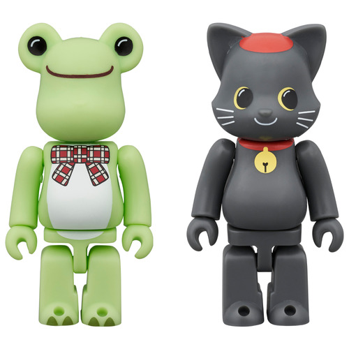 BE@RBRICK かえるのピクルス & NY@BRICK 黒ねこ ピエール 100% 2体セット