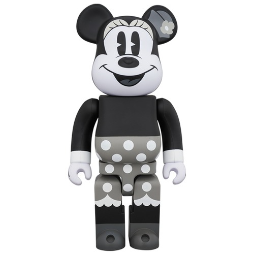 BE@RBRICK MINNIE MOUSE (B&W Ver.) 400%