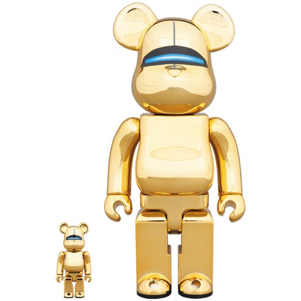 SORAYAMA SEXY ROBOT GOLD BE@RBRICK 100% & 400%