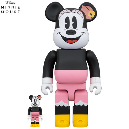 BE@RBRICK Box Lunch Minnie 100% & 400%