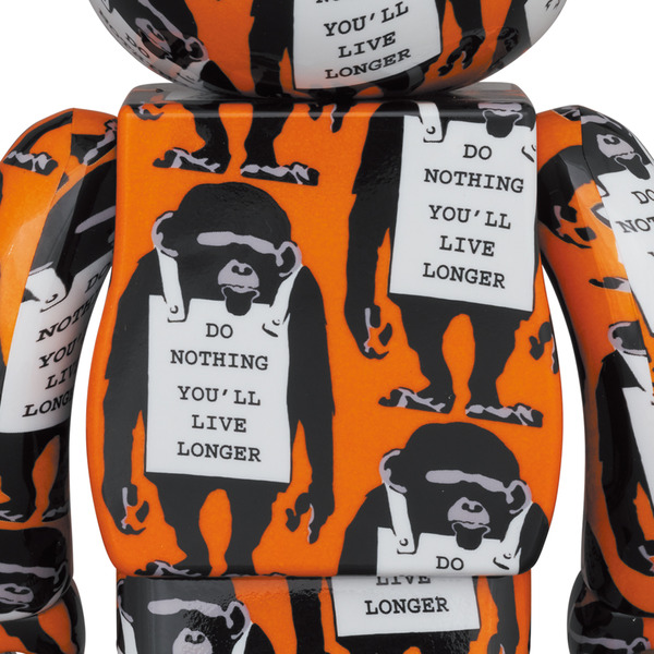 BE@RBRICK MONKEY SIGN 100% & 400%