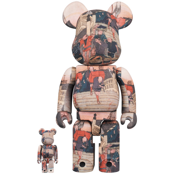 東京国立博物館 BE@RBRICK 歌川広重「東海道五十三次」日本橋 100% & 400%