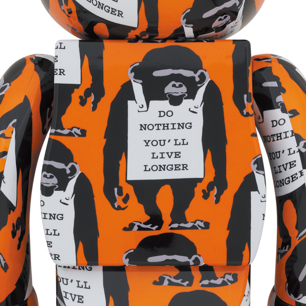 BE@RBRICK MONKEY SIGN 1000%
