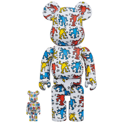 BE@RBRICK KEITH HARING #9 100% & 400%