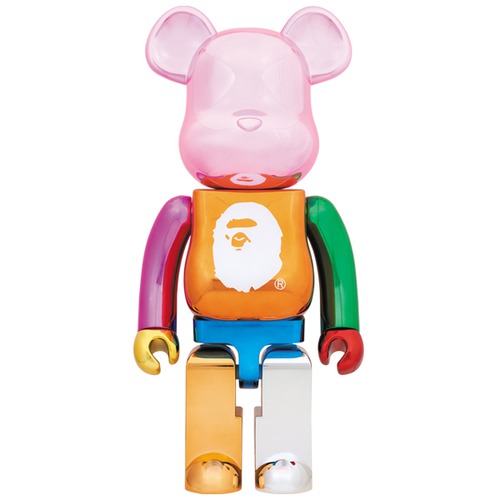 A BATHING APE(R) 25th ANNIV. MULTI COLOR BE@RBRICK 1000%