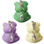 KEYCHAIN UNDERCOVER BEAR MOSSGREEN/LAVENDER/CREAM