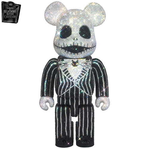 BE@RBRICK CRYSTAL DECORATE Jack Skellington 400%《ご注文から3ヶ月～6ヶ月以内に発送予定》