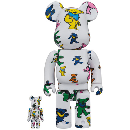 BE@RBRICK GRATEFUL DEAD 100% & 400% (DANCING BEAR)