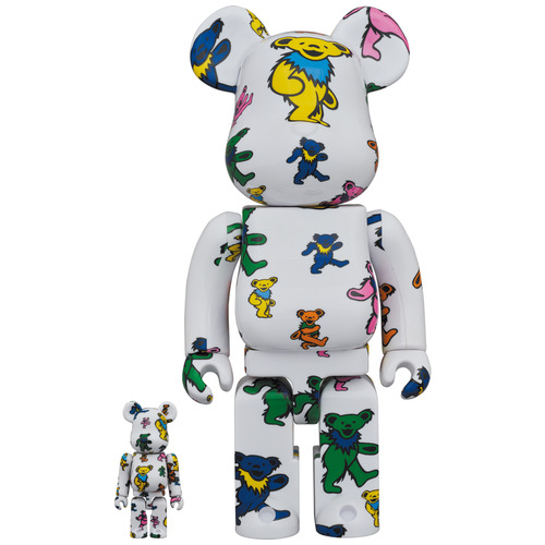 BE@RBRICK GRATEFUL DEAD 100% & 400% (DANCING BEAR)
