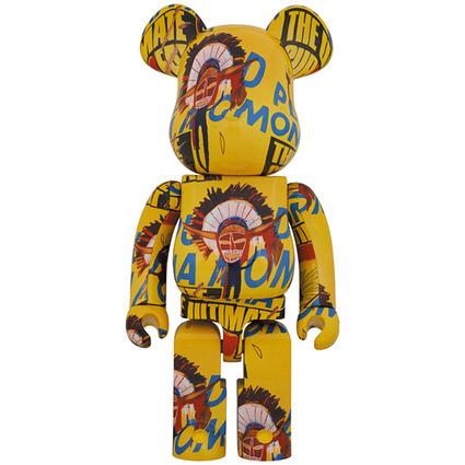 BE@RBRICK Andy Warhol × JEAN-MICHEL BASQUIAT #3 1000%