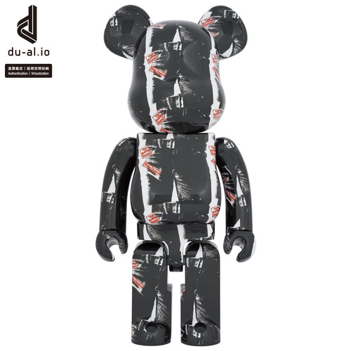 BE@RBRICK Andy Warhol × The Rolling Stones ”Sticky Fingers” 1000%