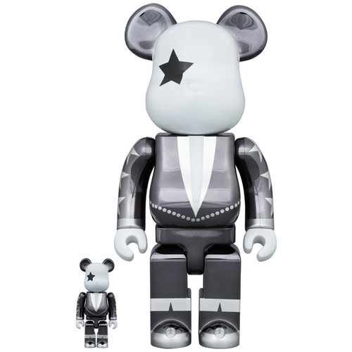 BE@RBRICK KISS STAR CHILD CHROME Ver.100% & 400%