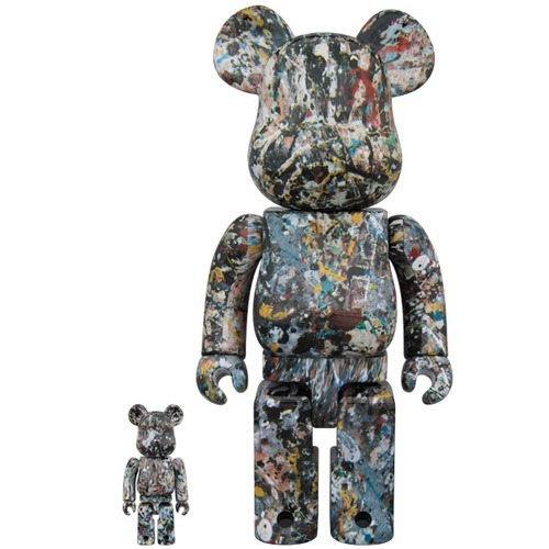 BE@RBRICK Jackson Pollock Studio Ver.2.0 100% & 400%