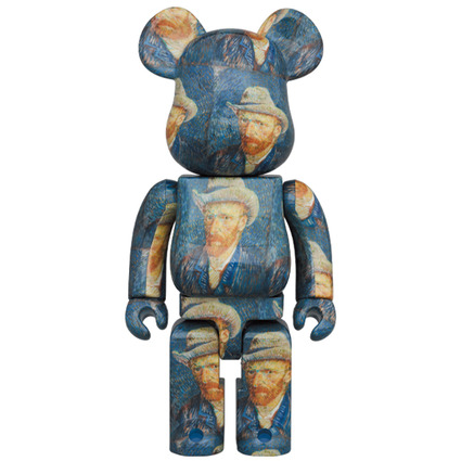 BE@RBRICK「Van Gogh Museum」Self-Portrait with Grey Felt Hat 1000%