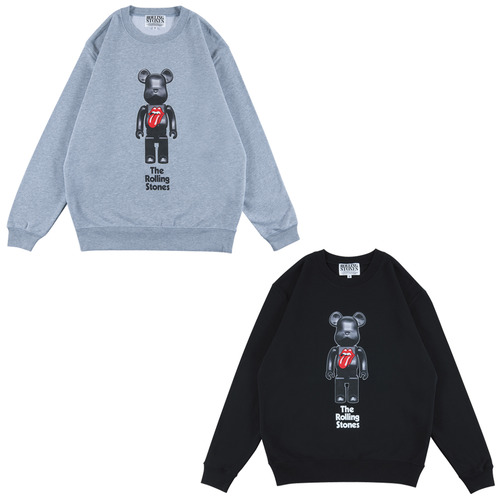 MLE "The Rolling Stones" BE@RBRICK CREWNECK SWEATSHIRT "The Rolling Stones"《2022年11月発売・発送予定 受注期間は8月10日まで》