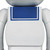 BE@RBRICK STAY PUFT MARSHMALLOW MAN WHITE CHROME Ver. 100% & 400%