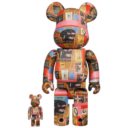 BE@RBRICK Andy Warhol × JEAN-MICHEL BASQUIAT #2 100% & 400%