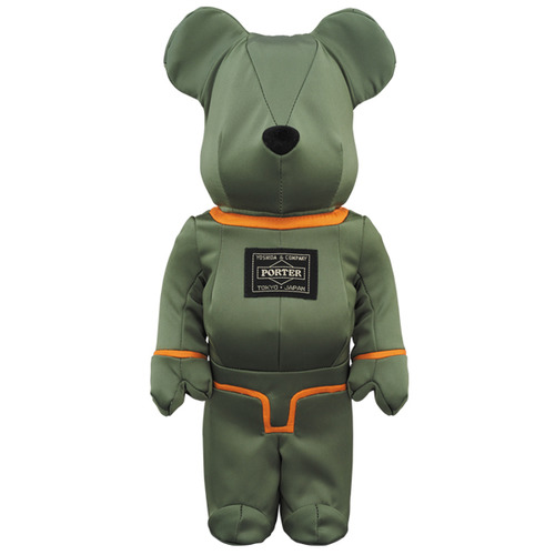 PORTER × BE@RBRICK 400% TANKER SAGE GREEN Special Edition
