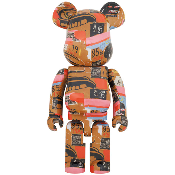 C.J.MART / BE@RBRICK Andy Warhol × JEAN-MICHEL BASQUIAT #2 1000%