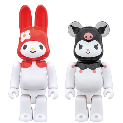 R@BBRICK MY MELODY(赤メロ Ver.) & BE@RBRICK クロミ 100% 2 PACK
