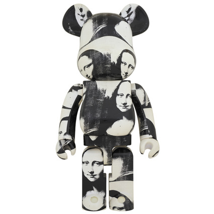 BE@RBRICK ANDY WARHOL "Double Mona Lisa" 1000%