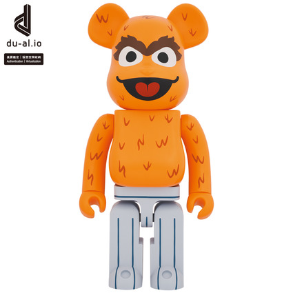 BE@RBRICK OSCAR THE GROUCH (The Original Orange Fur Ver.) 1000%