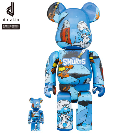 BE@RBRICK The Smurfs 「The Astrosmurf」100% & 400%