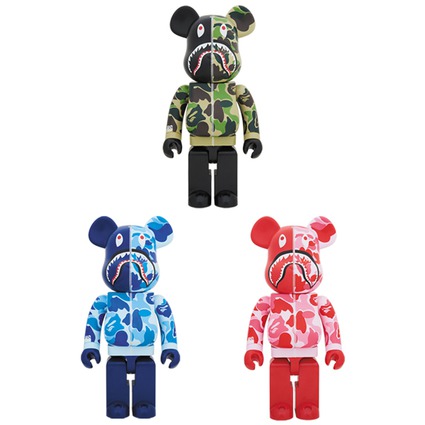 BAPE(R) CAMO SHARK BE@RBRICK 1000%