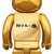 BE@RBRICK にゃー 金メッキVer. 100% & 400%