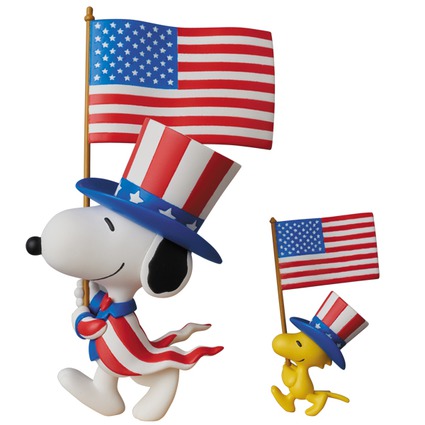 UDF PEANUTS シリ-ズ5 U.S.A. SNOOPY & WOODSTOCK