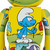 BE@RBRICK The Smurfs 「The Purple Smurfs」1000%