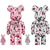 BE@RBRICK KIDILL × ERI WAKIYAMA BAT & ROSE 100% & 400% Pink/White
