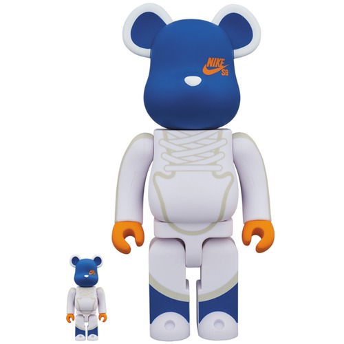 BE@RBRICK NIKE SB WHITE 100% & 400%