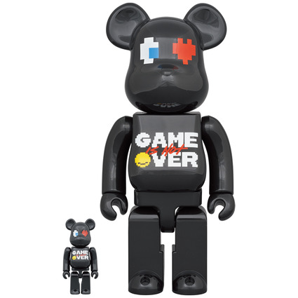 BE@RBRICK PAC-MAN × GRAFFLEX × 9090 × S.H.I.P&crew 100% & 400%