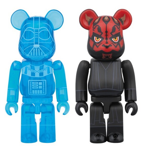 DARTH VADER(TM)(HOLOGRAPHIC Ver.) & DARTH MAUL(TM) BE@RBRICK STAR WARS 2PACK