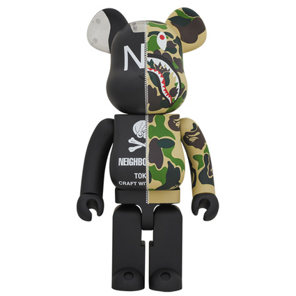 A BATHING APE(R) × NEIGHBORHOOD(R) BE@RBRICK 1000%