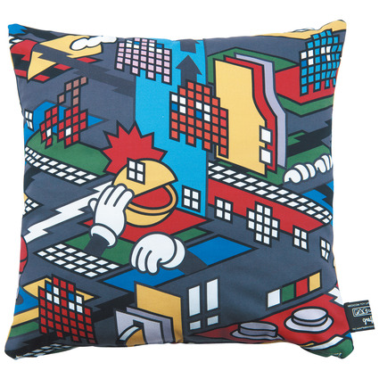 MLE PAC-MAN × GRAFFLEX SQUARE CUSHION “PAC-MAN × GRAFFLEX”《2022年7月発売・発送予定》