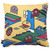 MLE PAC-MAN × GRAFFLEX SQUARE CUSHION “PAC-MAN × GRAFFLEX”《2022年7月発売・発送予定》