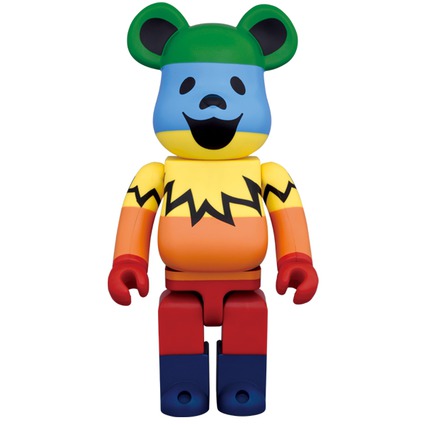 BE@RBRICK GRATEFUL DEAD DANCING BEAR RAINBOW Ver.1000%