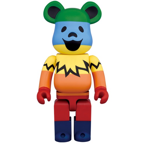 BE@RBRICK GRATEFUL DEAD DANCING BEAR RAINBOW Ver.1000%