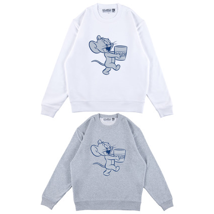 MLE<TOM and JERRY> CREW NECK SWEATSHIRT(JERRY)《2024年8月発売・発送予定 受注期間は4月10日まで》