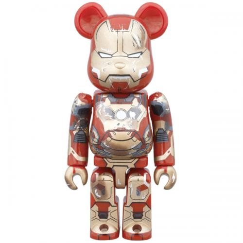 BE@RBRICK IRON MAN MARK XLII(42) DAMAGE Ver. 100%